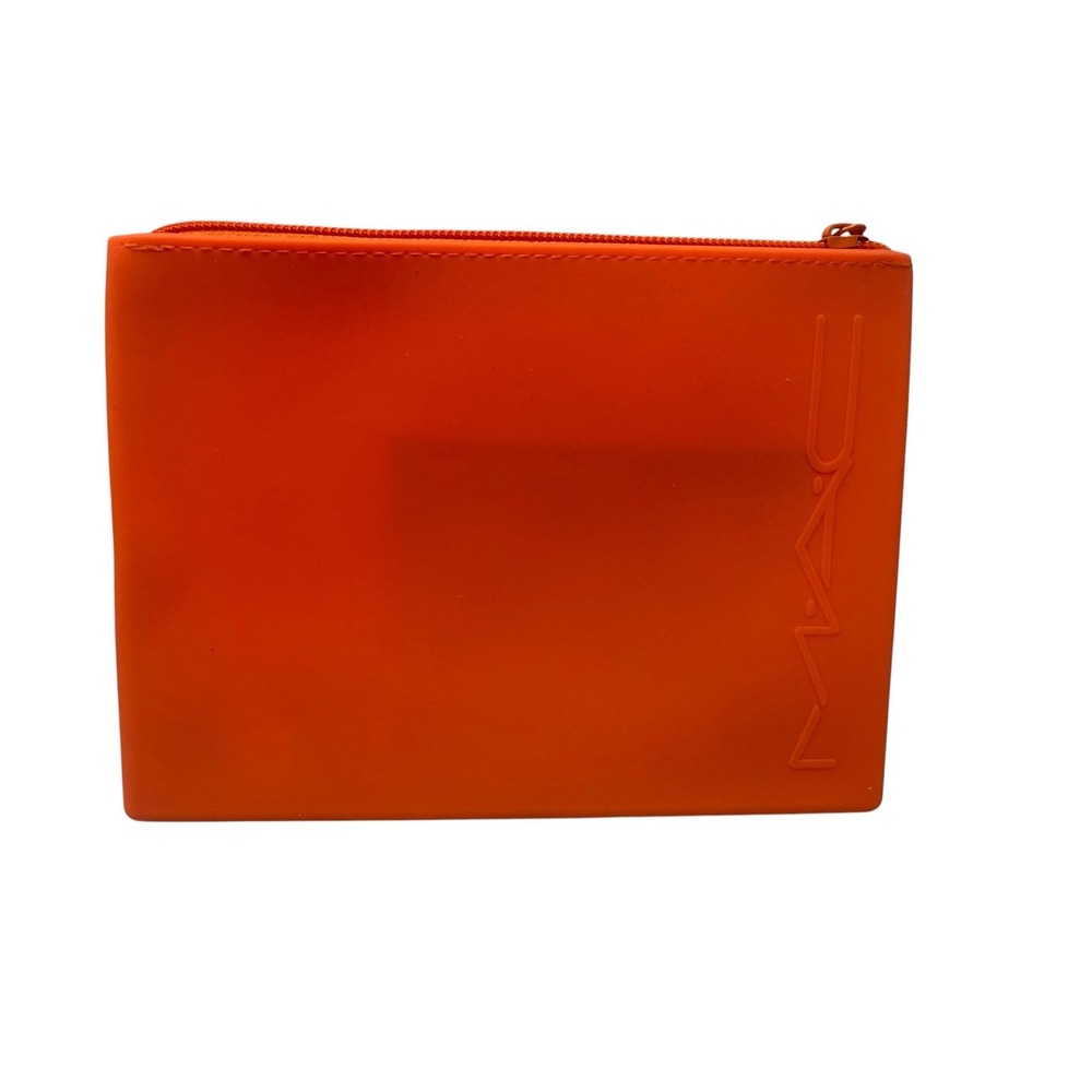 MAC Summer Orange Makeup Bag Set with MACStack Mascara and Mehr Matte Lipstick